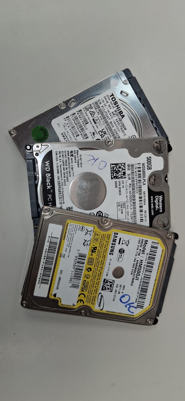 HD 500GB SATA Diversos