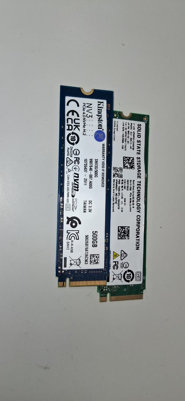 SSD NVMe 500GB Diversos